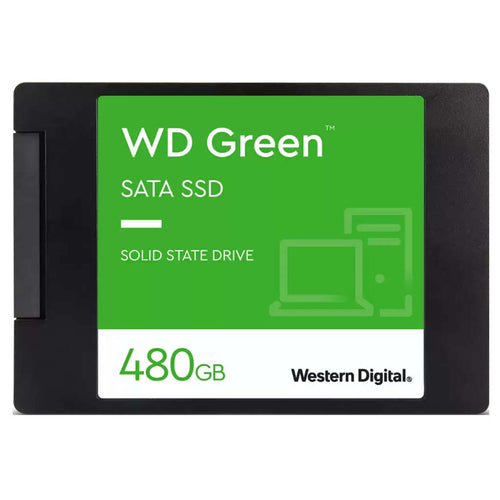 WD Green SATA Internal Solid State Drive 480 GB 2.5”/7mm Up to 545MB/s WDS480G3G0A 