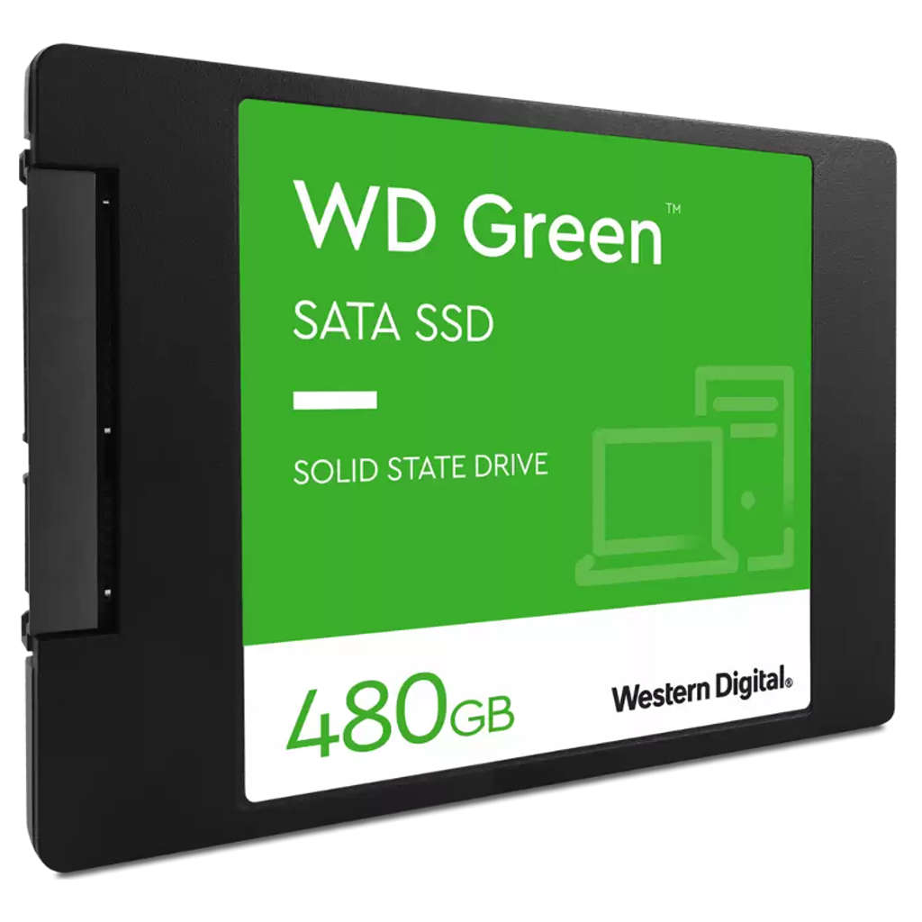 WD Green SATA Internal Solid State Drive 480 GB 2.5”/7mm Up to 545MB/s WDS480G3G0A