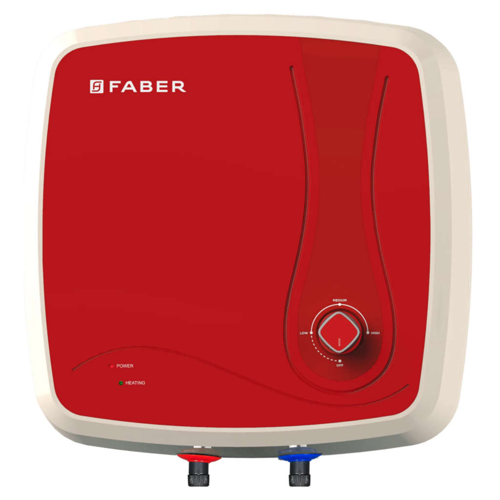 Faber FWG Lexus Storage Water Heater 25 Litre Red Ivory 