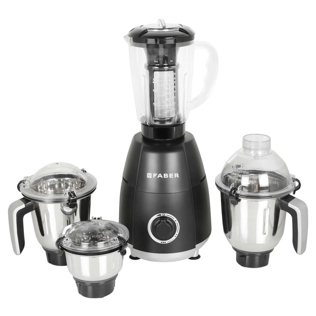 Faber FMG Crown Nero Mixer Grinder 800 W 4 Jars 