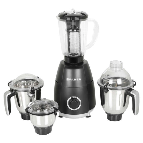 Faber FMG Crown Nero Mixer Grinder 800 W 4 Jars 