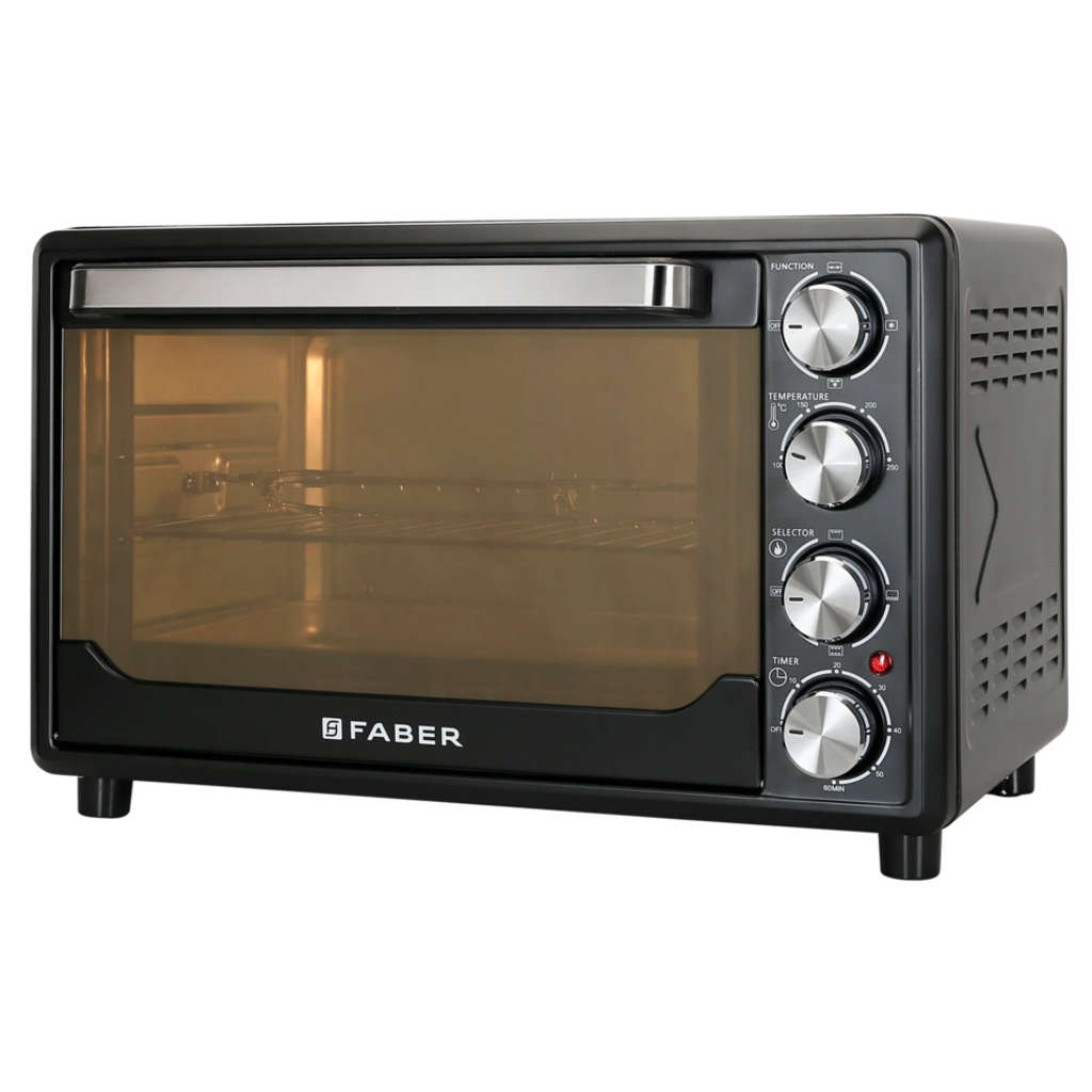 Faber FOTG BK Double Glazed Oven Toaster Grill 34 Litre