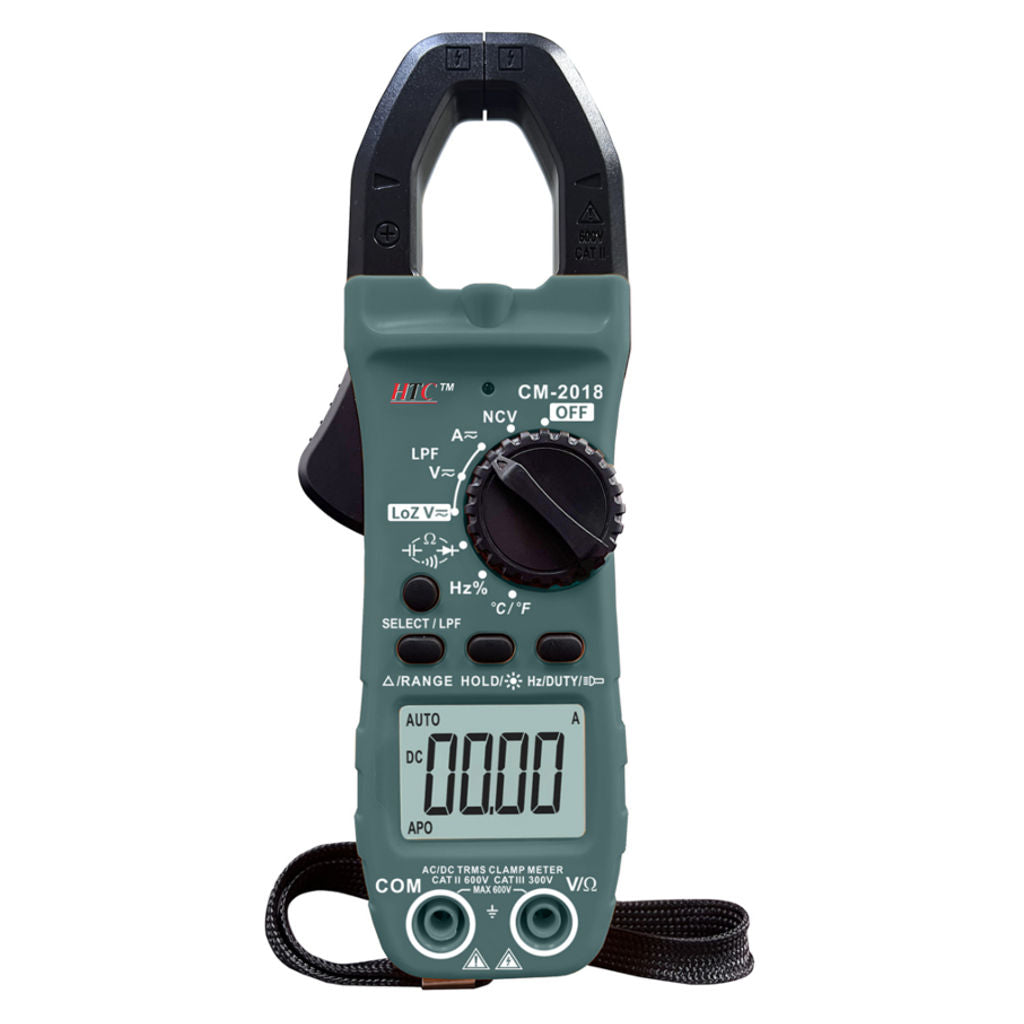 HTC Digital AC/DC Clamp Meter 800 A CM-2018 