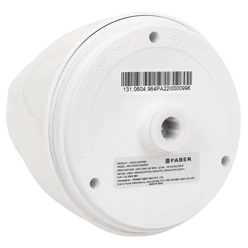 Faber Pro Electric Chopper 250 W White