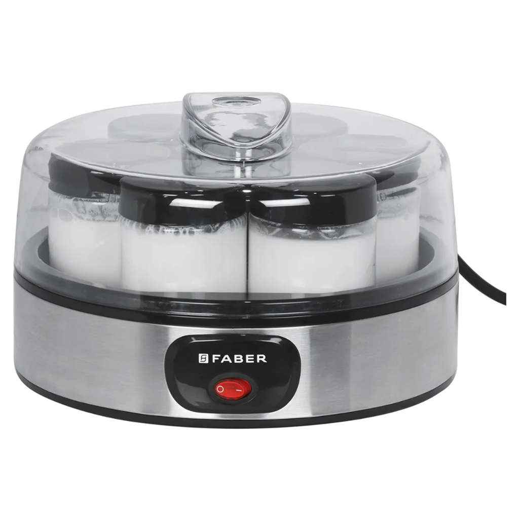 Faber FYT 7 BK SS Yogurt Maker 7 Jar 