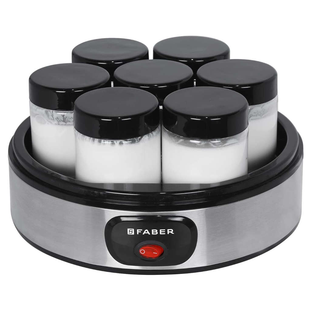Faber FYT 7 BK SS Yogurt Maker 7 Jar