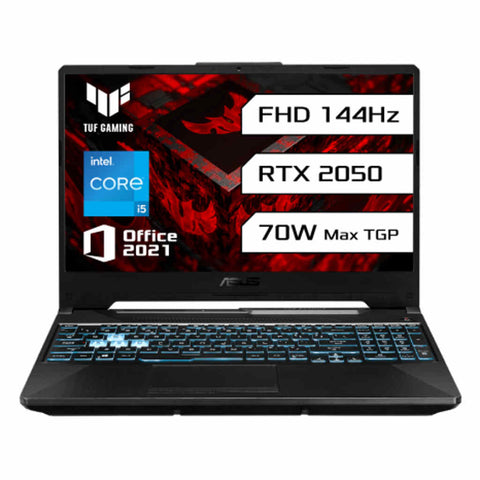 Asus TUF Gaming F15 11th Gen Intel Core i5-11400H Processor Gaming Laptop FX506HF-HN024WS 