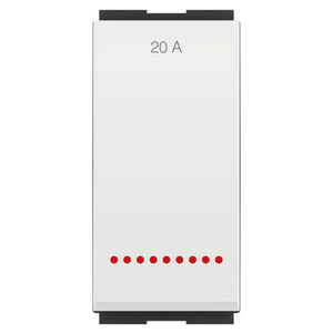GM FourFive 20A 1 Way Switch With LED Indicator AA 1 006 