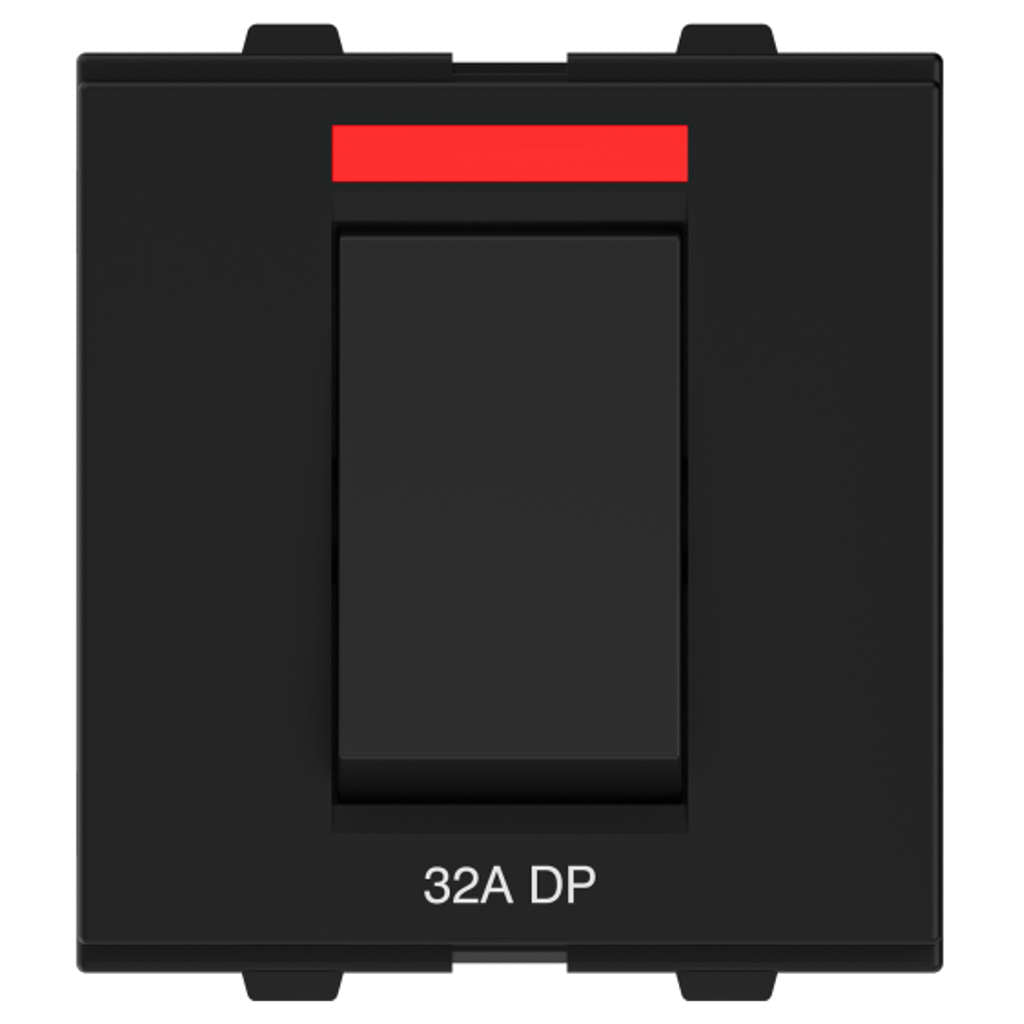 GM FourFive 32A Double Pole Switch With LED Indicator 2 Module AA 2 159