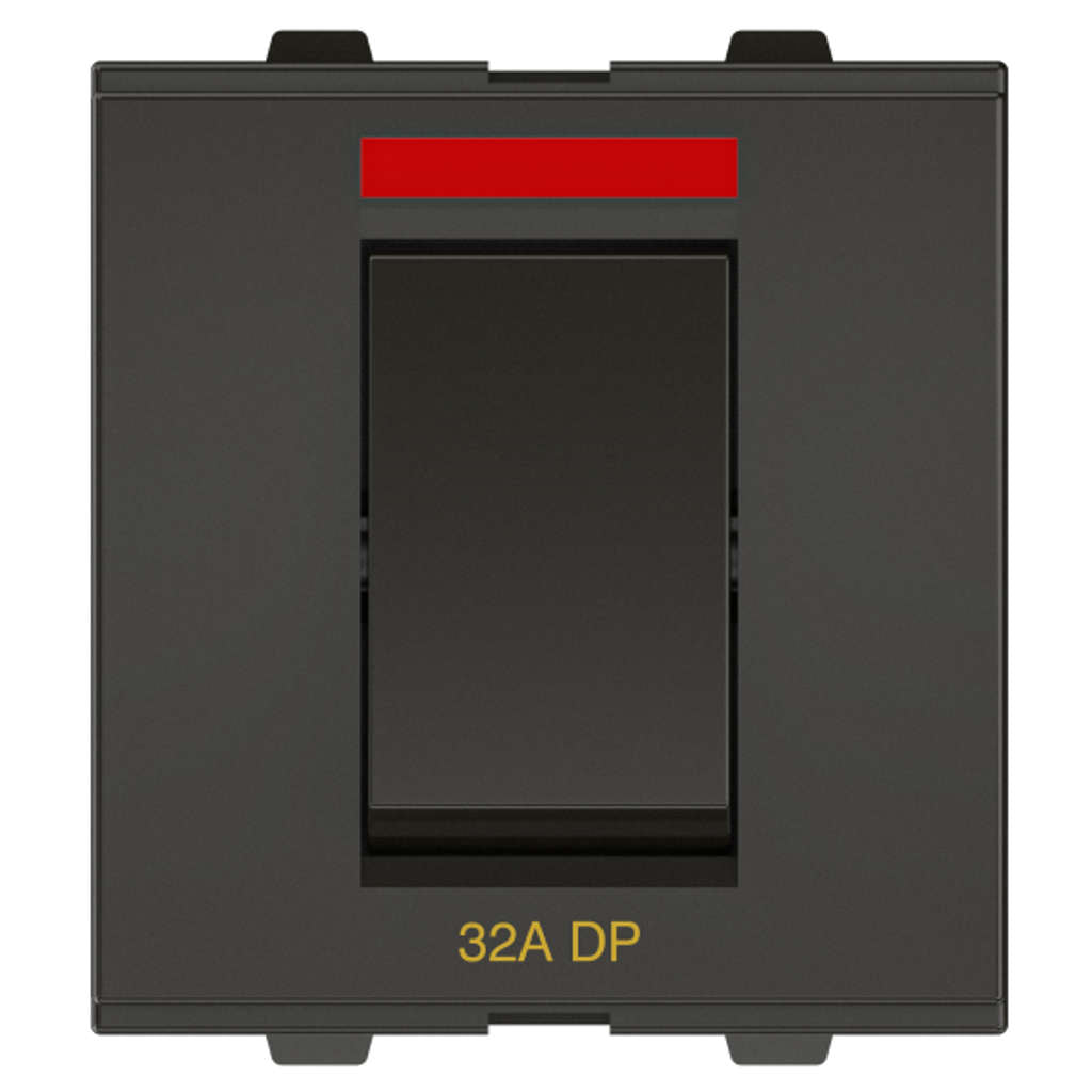 GM FourFive 32A Double Pole Switch With LED Indicator 2 Module AA 2 159