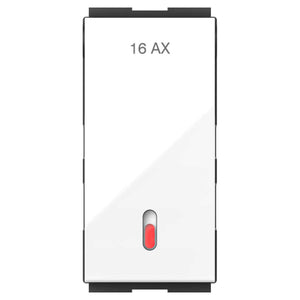 GM Zenova 16AX 1 Way Switch With LED Indicator AA 1 340 