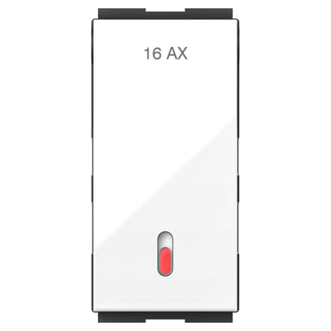 GM Zenova 16AX 1 Way Switch With LED Indicator AA 1 340 