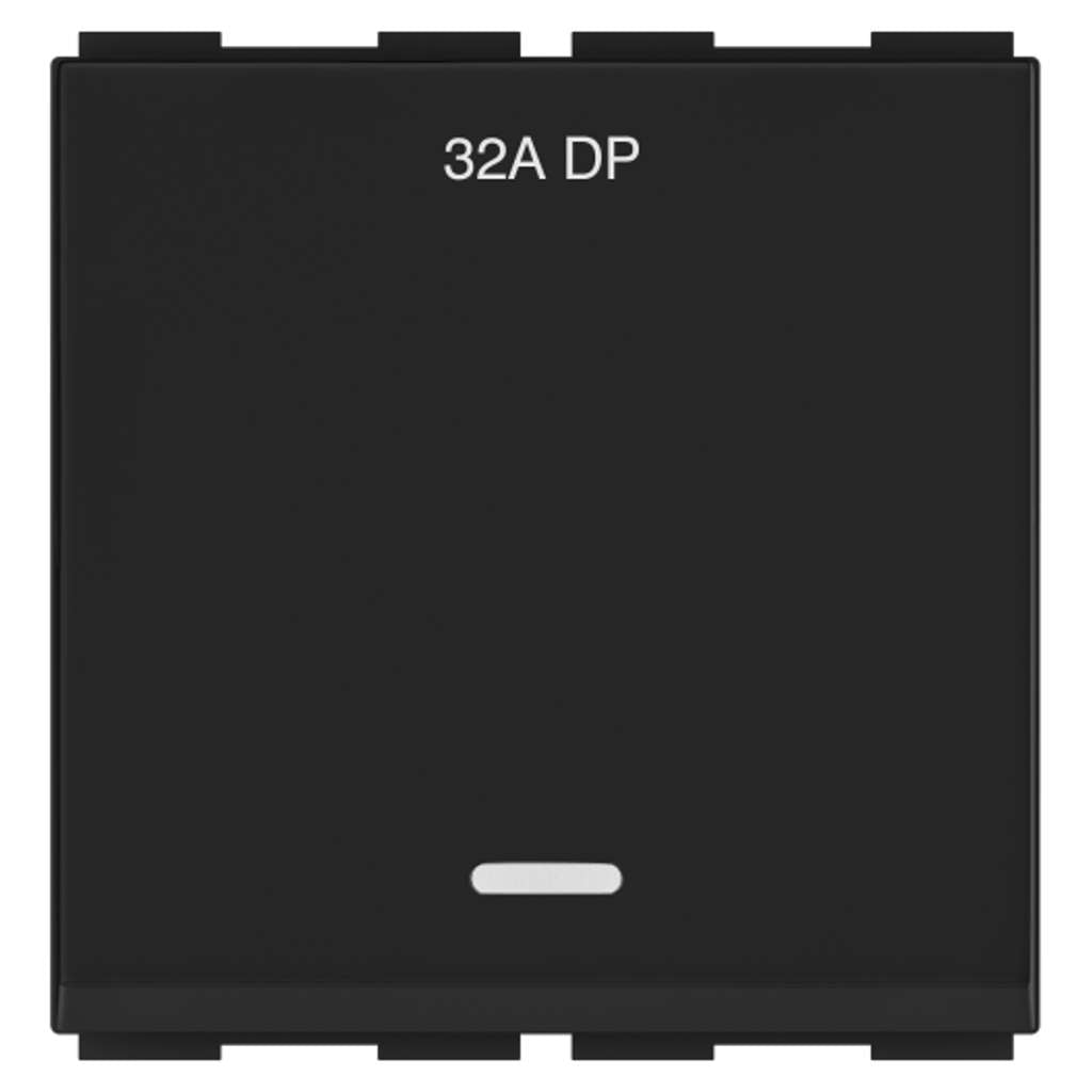 GM Ziano 32A Double Pole Switch With LED Indicator 2 Module AA 2 637