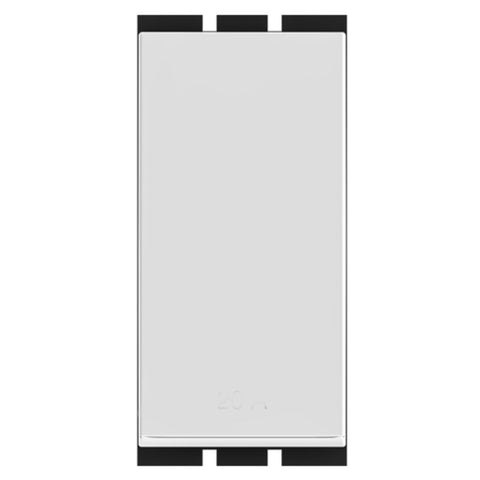 GM G-Ten Ace 10AX 1 Way Switch Glossy White AC 1 001 