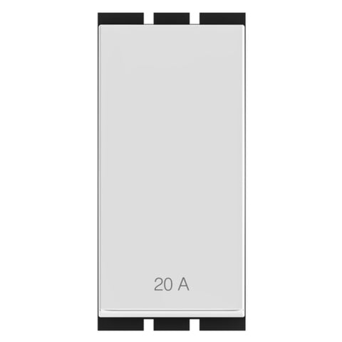 GM G-Ten Ace 20A 1 Way Switch Glossy White AC 1 011 
