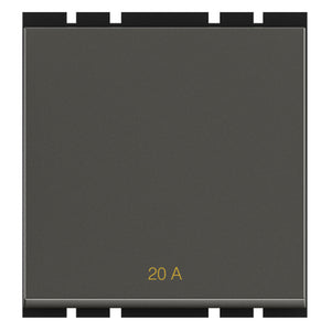 GM G-Ten Ace 20A 1 Way Switch 2 Module Graphite Magnesia AC 2 014 