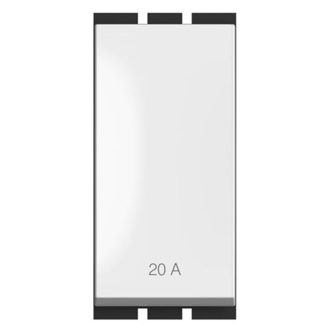 GM Axon 20A 1 Way Switch Glossy White AC 1 211 