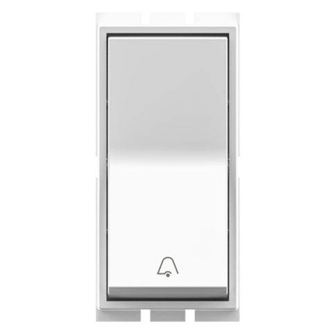 GM Axela 10AX Bell Push Switch Glossy White AC 1 304 