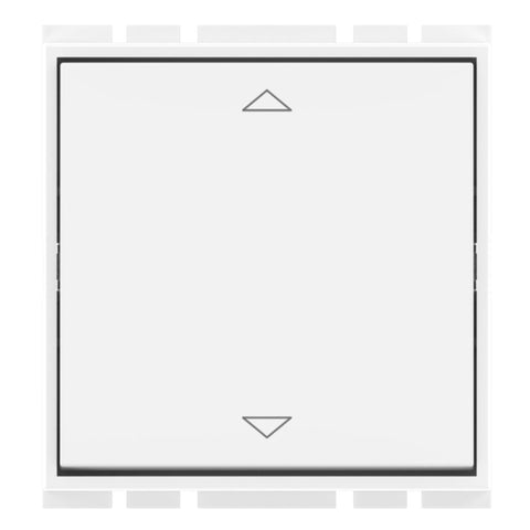 GM Flatino 10AX 2 Way Switch 2 Module Glossy White AC 2 338 
