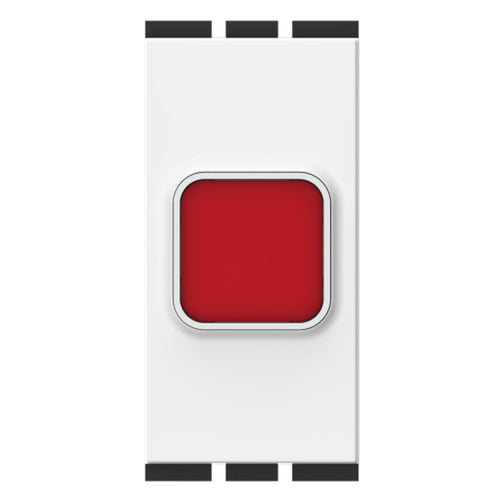 GM Indicator With Neon Bulb Holder Glossy White AC 1 026 
