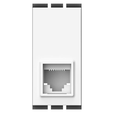 GM RJ-11 2 Line Jack Glossy White AC 1 043 