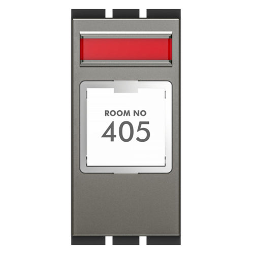 GM Bell Indicator Display Unit Reset Switch & Name Plate Graphite Magnesia AC 1 050 