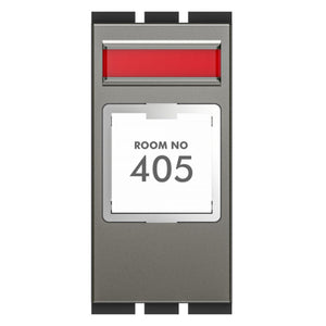 GM Bell Indicator Display Unit Reset Switch & Name Plate Graphite Magnesia AC 1 050 