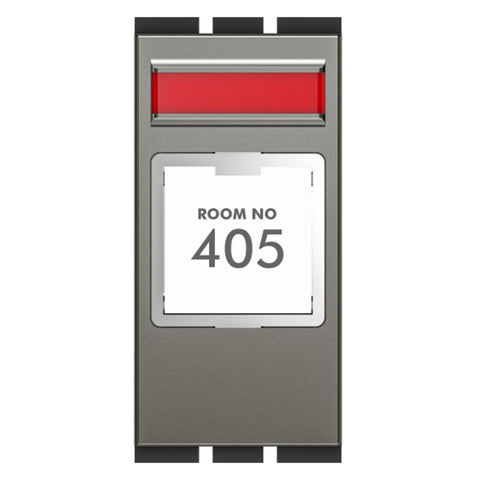 GM Bell Indicator Display Unit Reset Switch & Name Plate Graphite Magnesia AC 1 050 