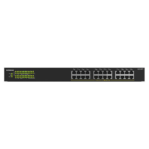 Netgear 24 Port Gigabit Ethernet High-Power Unmanaged PoE+ Switch 380 W GS324PP 