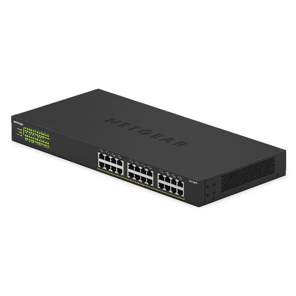 Netgear 24 Port Gigabit Ethernet High-Power Unmanaged PoE+ Switch 380 W GS324PP