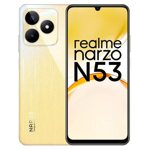 Realme Narzo N53 SmartPhone 4GB RAM 64GB Storage Feather Gold 