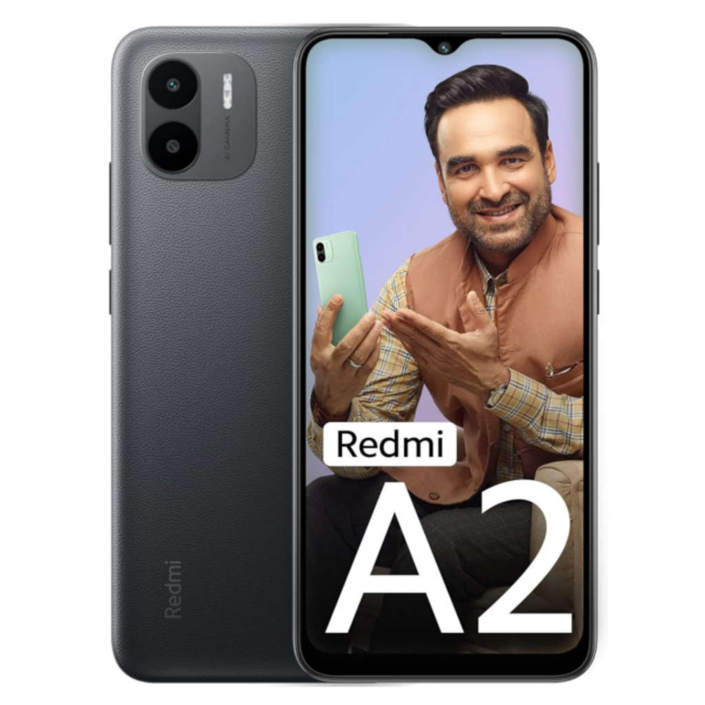 Redmi A2 SmartPhone 4GB RAM 64GB Storage Classic Black 