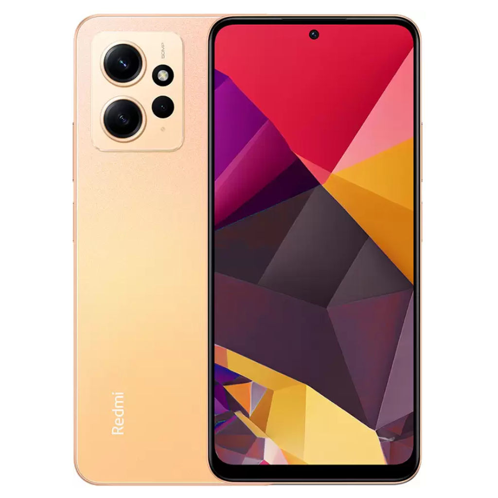 Redmi Note 12 4G SmartPhone 6GB RAM 64GB Storage Sunrise Gold 
