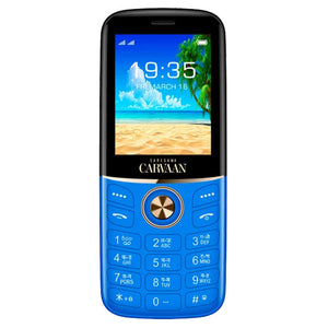 Saregama Carvaan Don Lite M23 Keypad Mobile Phone 351 Pre-Loaded Malayalam Songs 2.4 Inch Orchid Blue 