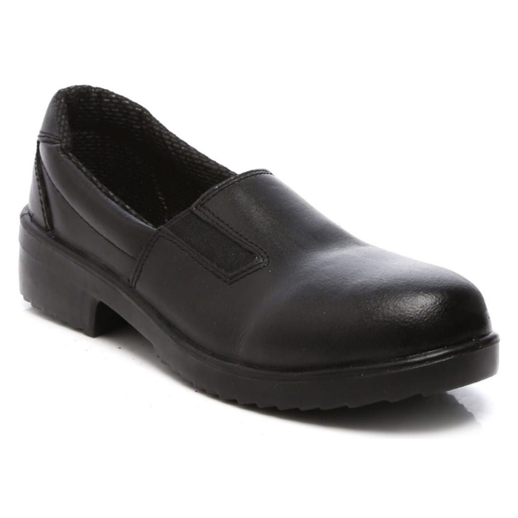 Agarson LDS 05 Steel Toe Leather Upper Safety Shoe Black
