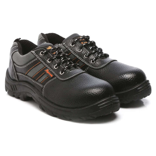 Agarson Sporty 01 Steel Toe Leather Upper Safety Shoe Black 