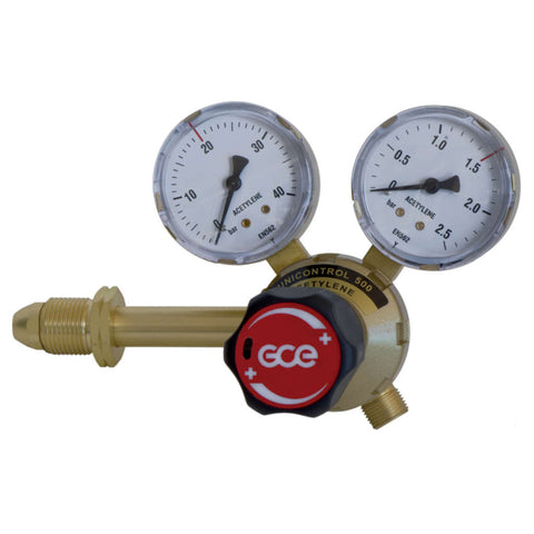 GCE Unicontrols Single Stage Oxygen Regulator Brass Body 