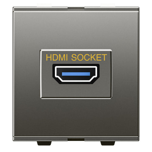 GM HDMI Socket 2 Module Graphite Magnesia AB 2 144 