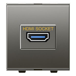 GM HDMI Socket 2 Module Graphite Magnesia AB 2 144 