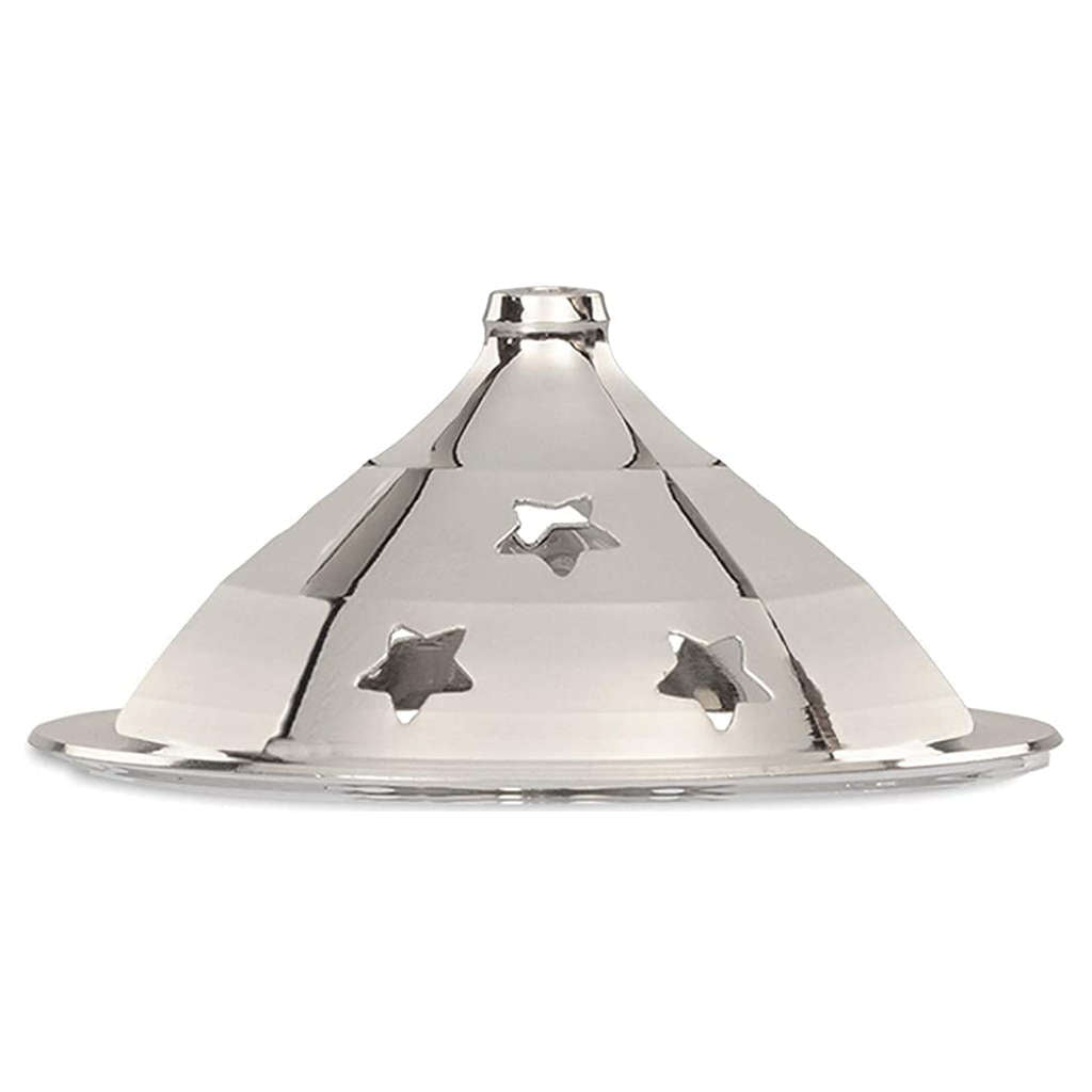 Borosil Nickel Akhand Diya With Glass Chimney Medium HDTRAKDN100