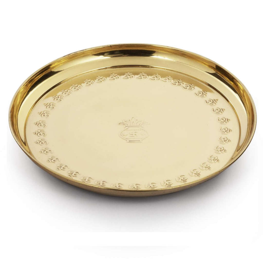 Borosil Brass Puja Thali 7 Pcs HDTRPTBR710
