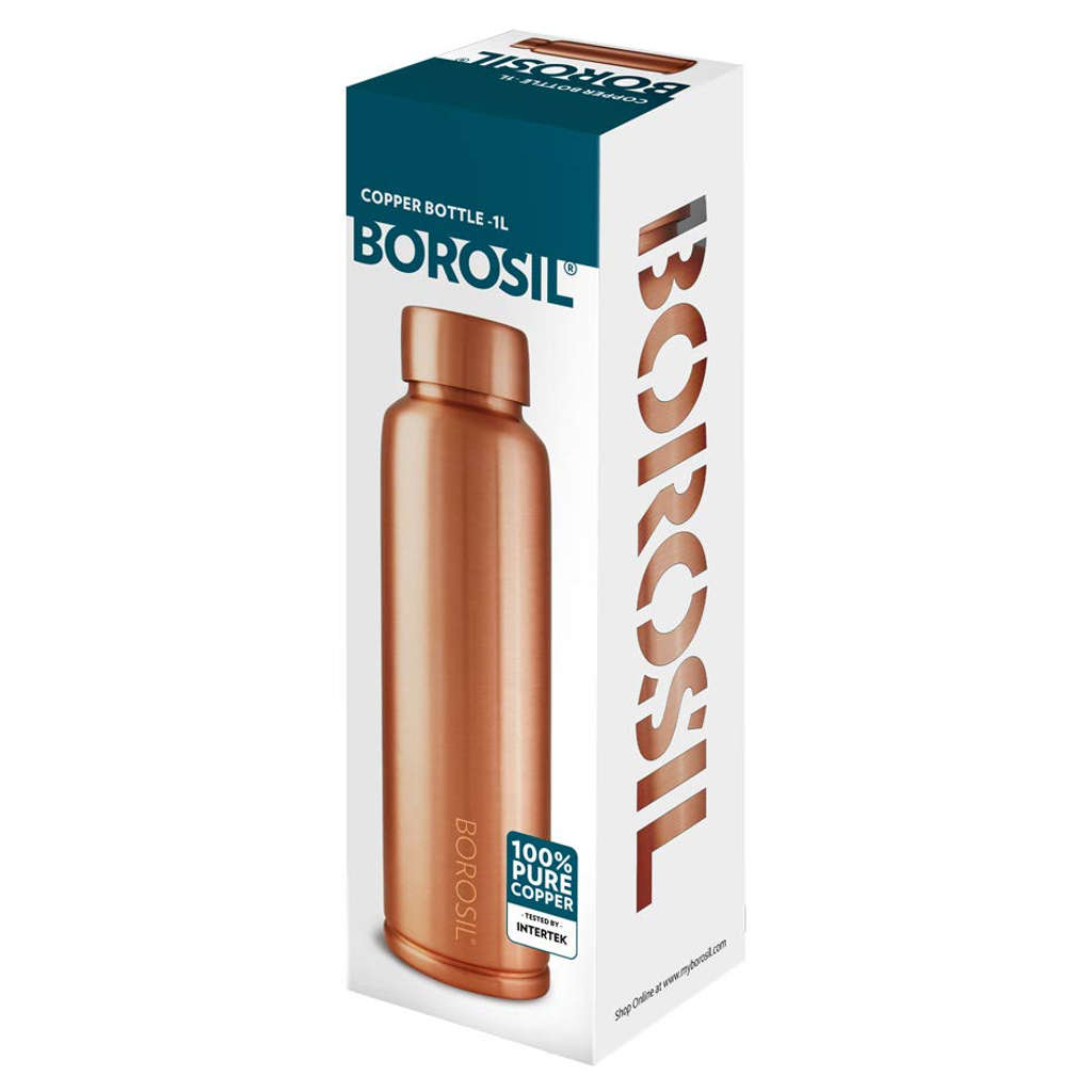 Borosil Copper Water Bottle 1 Litre HDBOTCOPPER