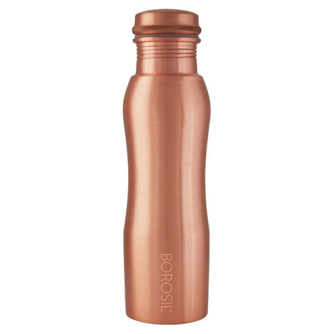 Borosil Curvy Copper Water Bottle 1 Litre HDBTCOPCURV 