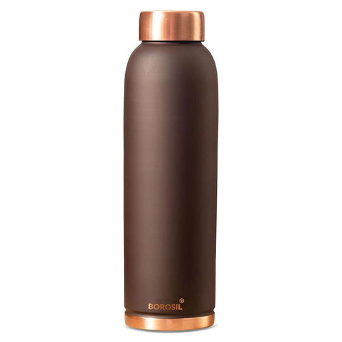 Borosil Eco Copper Water Bottle 1 Litre Brown HDECOCOPRBRN 