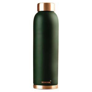 Borosil Eco Copper Water Bottle 1 Litre Green HDECOCOPRGRE 