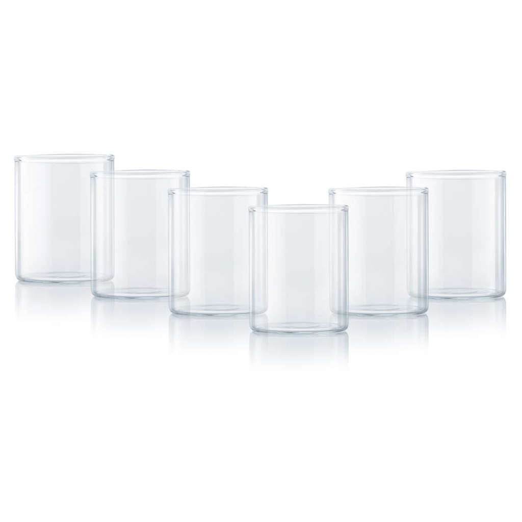 Borosil Vision Juice Glass Tumbler Set Of 6 Pcs 120 ml BV430100008