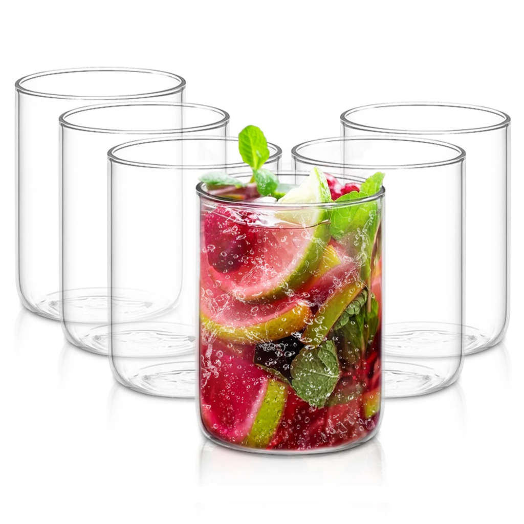 Borosil Radius Glass Tumbler Medium Set Of 6 Pcs 295 ml BR430100002
