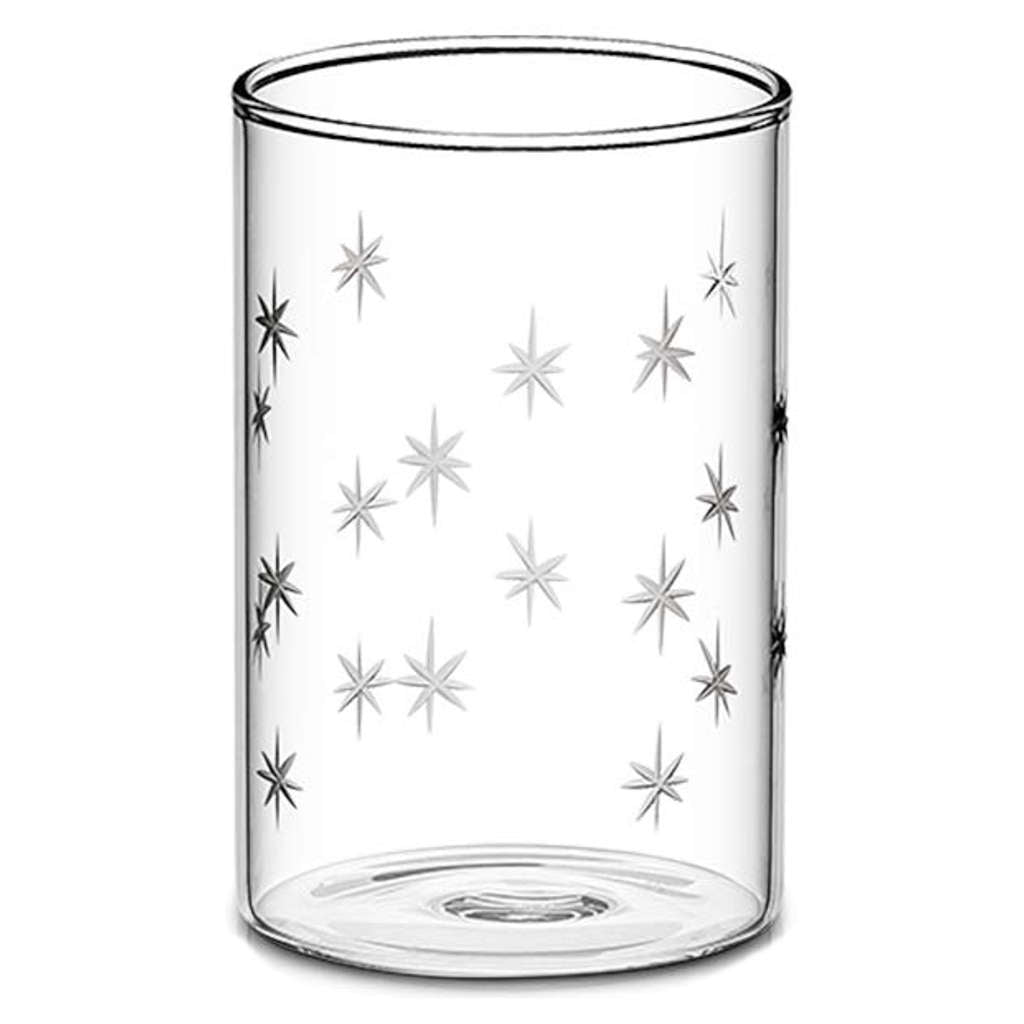 Borosil Cut Galaxy Glass Tumbler Medium Set Of 6 Pcs 295 ml BN430120024