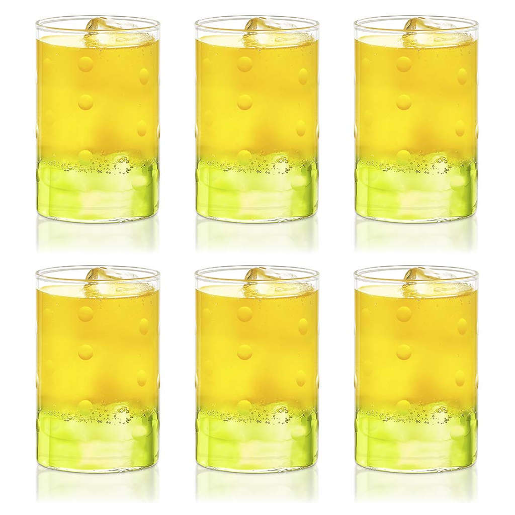 Borosil Medallion Glass Tumbler Medium Set Of 6 Pcs 295 ml BN430120020 