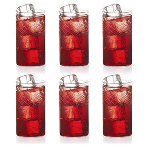 Borosil Bracelet Glass Tumbler Large Set Of 6 Pcs 350 ml 